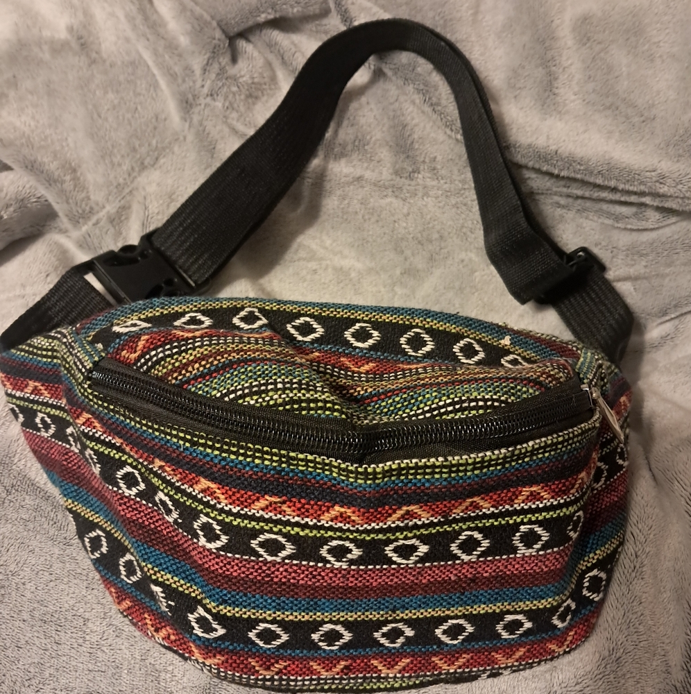 Colorful Patterned Waist Bag